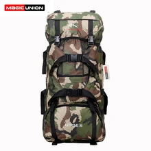 Magic union venta caliente hombres mujeres unisex mochila militar bolsa de viaje de los hombres a prueba de agua mochilas mujeres mochilas 90l