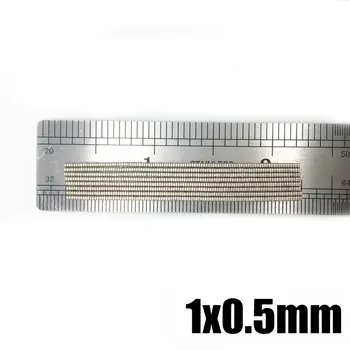 

500pcs Tiny Mini Magnetic Magnets 1x0.5 mm Small Round Micro Ndfeb Imanes Diameter 1mm x 0.5mm Neodymium Disc Sensor Mini 1*0.5