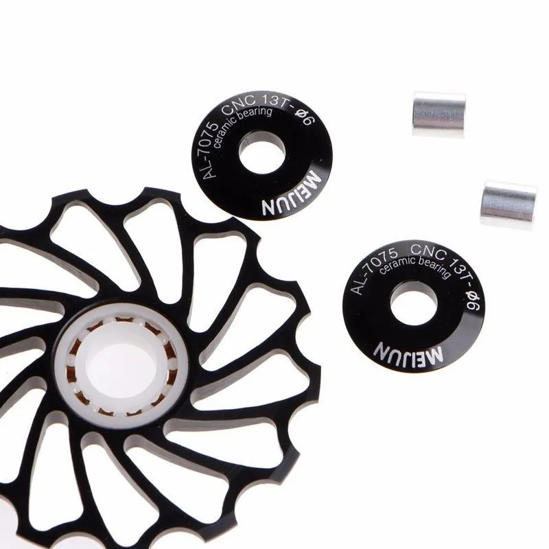 

MUQGEW New Arrival 13T MTB Ceramic Bicycle Bearing Jockey Wheel Pulley Road Bike Bicycle Rear Derailleur Bicycle Vital Component