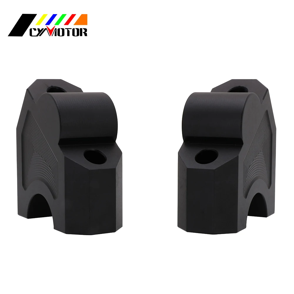 Motorcycle Riser Mount Handlebar Riser Aluminum Extension Riser Street Bike Clamp For Benelli BJ300 BJ302 BN300 BN302
