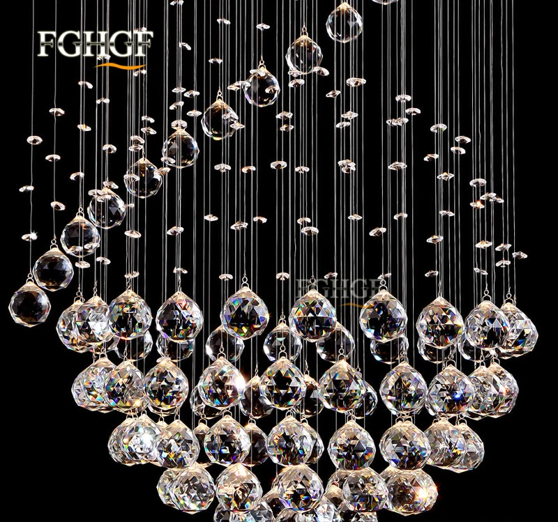 Modern Long Spiral Living Crystal Chandeliers Lighting Lustres Fixture for Staircase Stair Lamp Showcase Bedroom Hotel Hall (1)