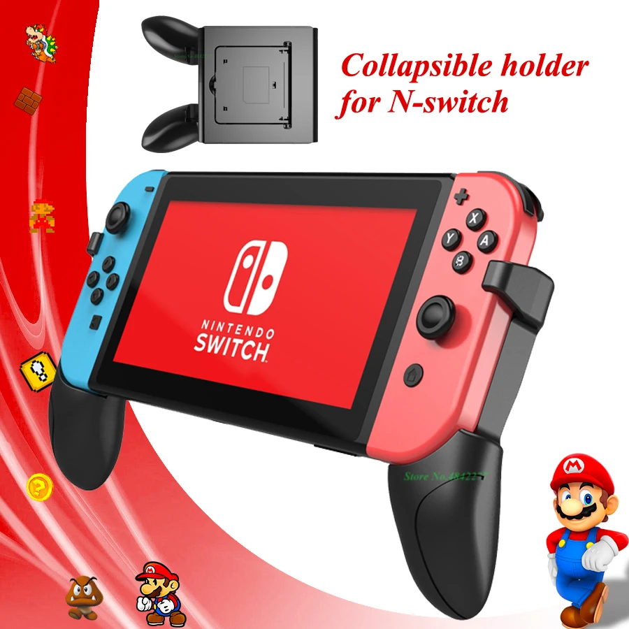 

2019 Nintend Switch Stand Accessories Console Handle Grips Nintendoswitch NS Hold Bracket Stand Wheel for Nintendo Switch Games