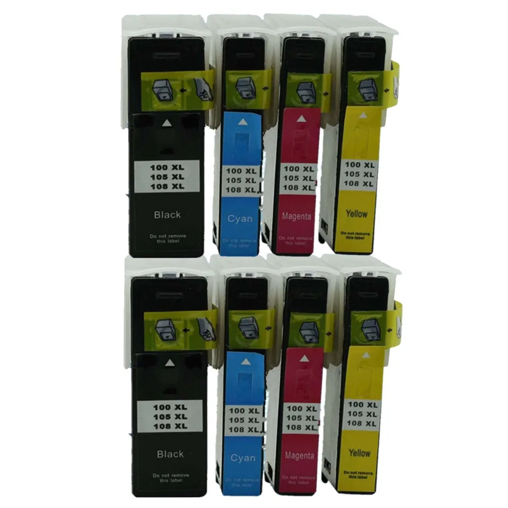 

8 ink cartridges compatible lexmark 100 100xl Pinnacle Pro901, Platinum Pro905 Prestige Pro805 Prevail Pro705 Prospect Pro205