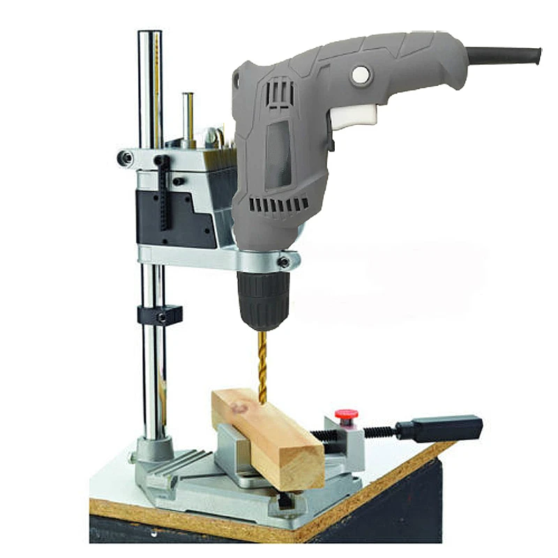 Online Dremel soporte de taladro eléctrico accesorios de Herramientas Eléctricas Banco de perforación soporte de prensa DIY herramienta Base marco para taladro titular de taladro