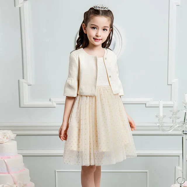 flower girl dresses for weddings brand dress and coat two piece set size 12 girl