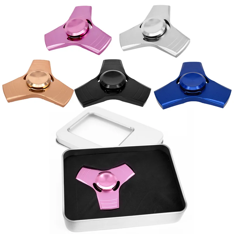 Rosiky Creative Fidget Spinner Hand Spinner Desk Anti Stress Finger Spin Spinning Top EDC Sensory Aluminum alloy Toy