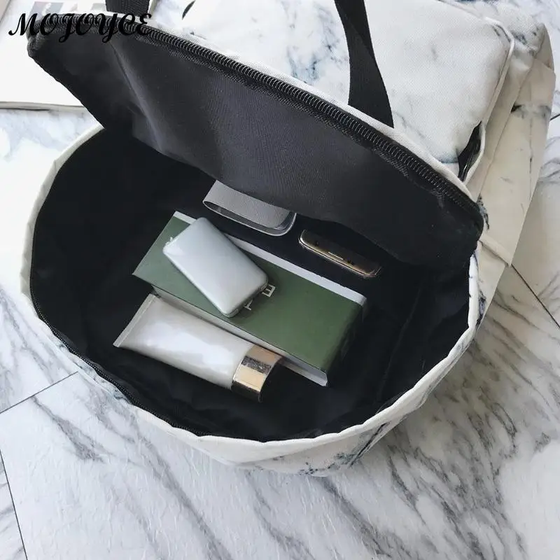 Gran capacidad mármol mujeres mochila Unisex lienzo mochilas para adolescentes niñas bolsas Marbling mochila Gran capacidad mármol mujeres mochila Unisex lienzo mochilas para adolescentes niñas bolsas Marbling mochila