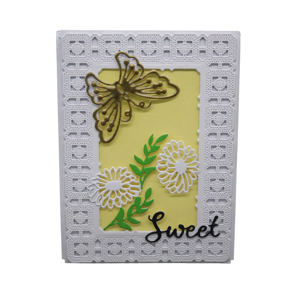  2019 Fashion DIY Album Embossing Scrapbooking Stencils Paper Crafts Metal Birthday Invitation Weddi - 33000651174