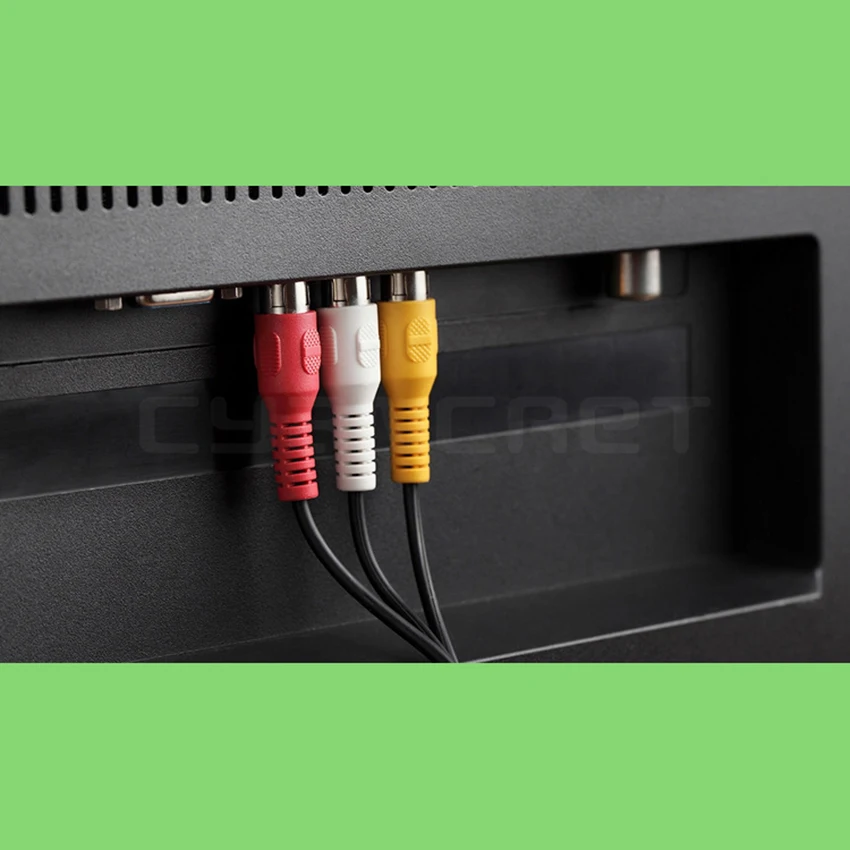 AV-кабель с разъемом 3,5 мм на 3 RCA, аудио-видео кабель «штырь-штырь» для ТВ-приставки Android, динамика, телевизионного проектора, VCD, DVD, MP4 плеера (art.: 7a90c3167) - 7a90c3167