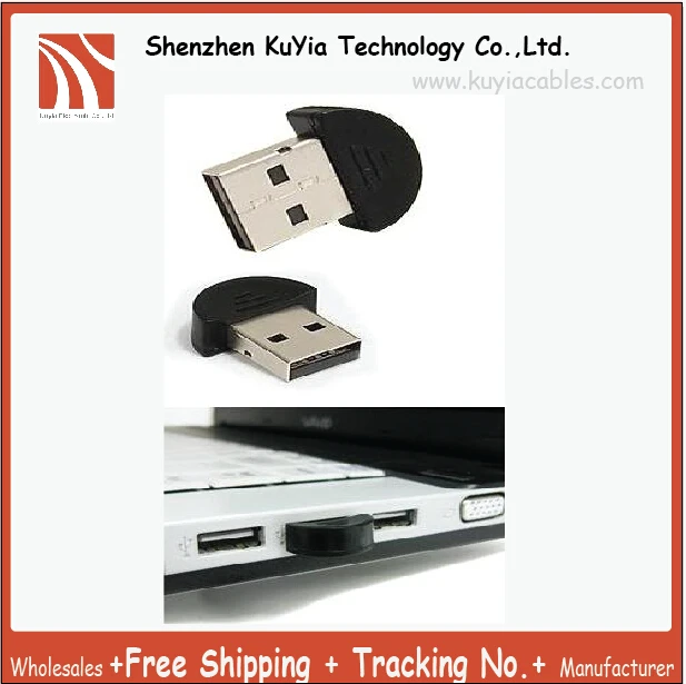 

KUYiA Free Shipping Mini USB 2.0 BLUETOOTH V2.0 EDR DONGLE WIRELESS ADAPTER WHOLESALE