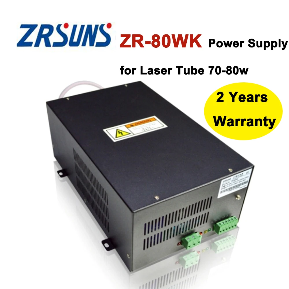

ZR-80WK 80W Laser Power Supply for Co2 Laser Engraving and Cutting Machine