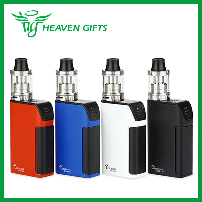 Original Teslacigs Tesla Three Starter Kit 150w 5000MAH SUPER CAPACITY Vaporizer with Carrate 24 RTA Tank Electronic Cigarette