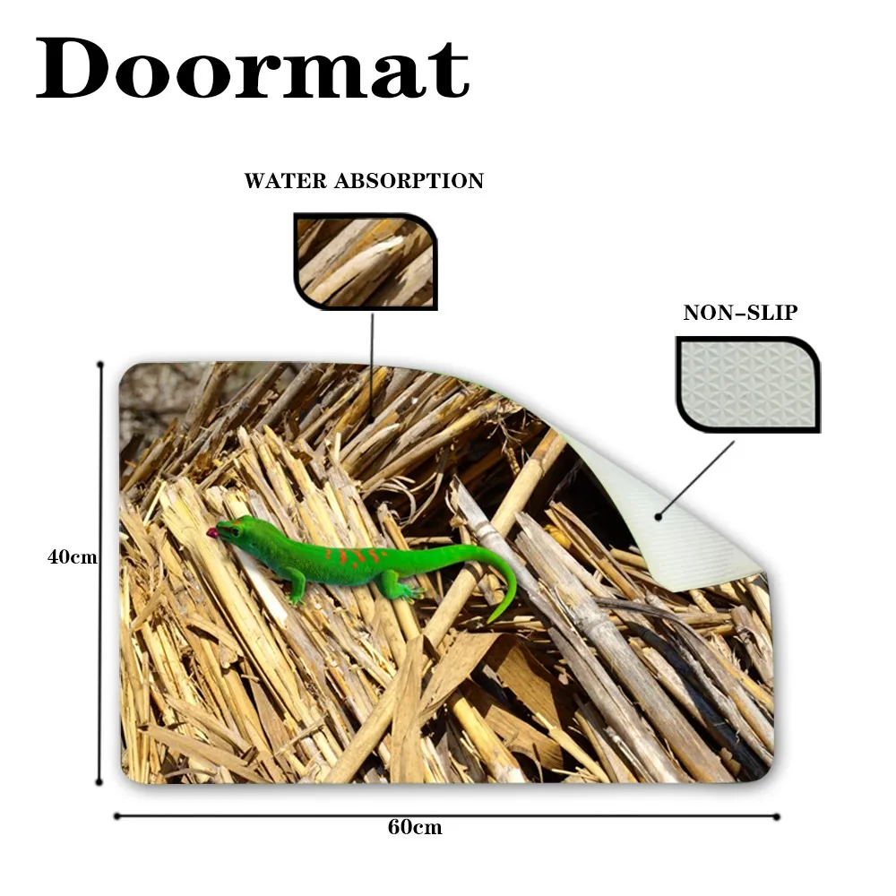 Современные домашние коврики 400*600 мм, 3D домашние коврики с животными, коврики для ванной комнаты, Противоскользящие коврики с принтом для улицы