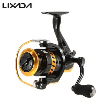 

Lixada 9+1 Ball Bearing Fishing Reel Gear Ratio 5.2:1 Right/Left Universal Handle Spinning Reels Saltwater Fishing Pesca Wheel