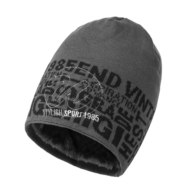 

Men Winter Hats Warm Thick Soft Knitted Beanies Hats Cotton Winter Accessories Skullies & Beanies Male Beanies Caps Autumn