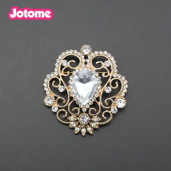 

Free Shipping Crystal Rhinestone Flower Button, Customized Wedding Round Button Jewelry Decoration