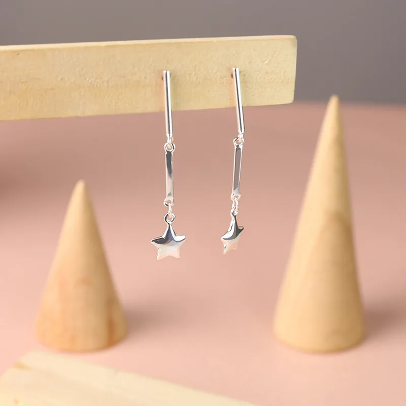 

Office Stars 925 Sterling Silver Dangling Earrings