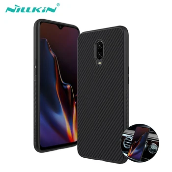 

Oneplus 6T Case Nillkin Synthetic Fiber Carbon PP Plastic Magnetic Back Cover for One Plus 6T OnePlus 6T 1+6T 6.41''