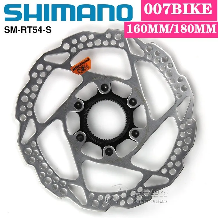 SHIMANO RT54 6 дюймов 160 мм дисковый тормозной центр замок ротора 1 шт.|Велосипедный