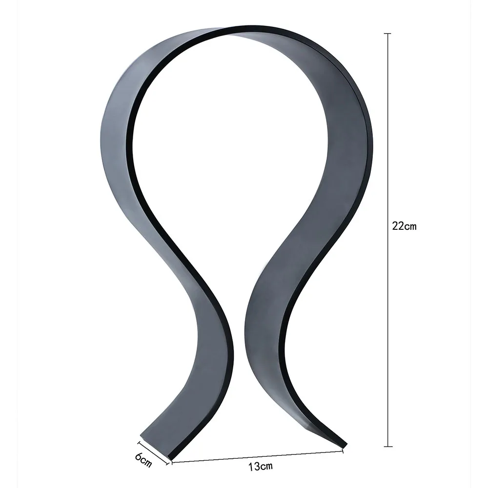 Beste Headphone Stand Hoofdtelefoon Display Rack Stand Houder Hanger Acryl Headset Bureau Display Hanger Zwart Transparant Wit Kleuren