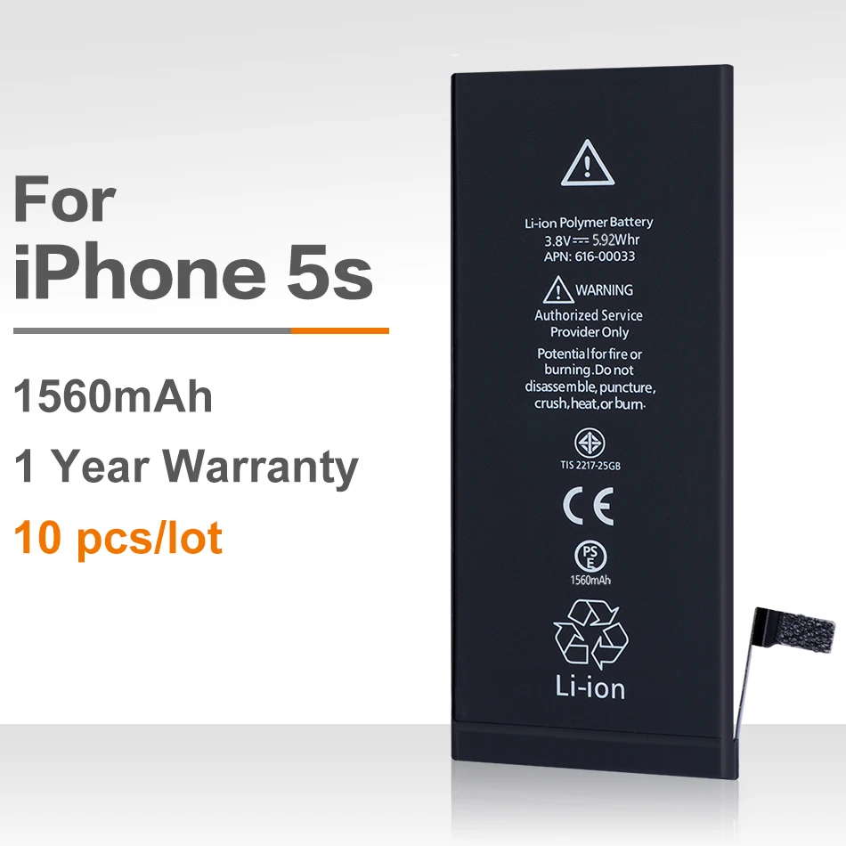 Xiang1 - 10pcs - battery for iphone 5s