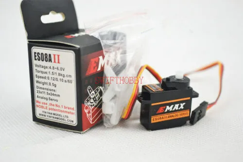 Высокое качество EMAX ES08A 8g Шестерня из нейлона рулевой механизм крутящий момент 1,5 кг#989