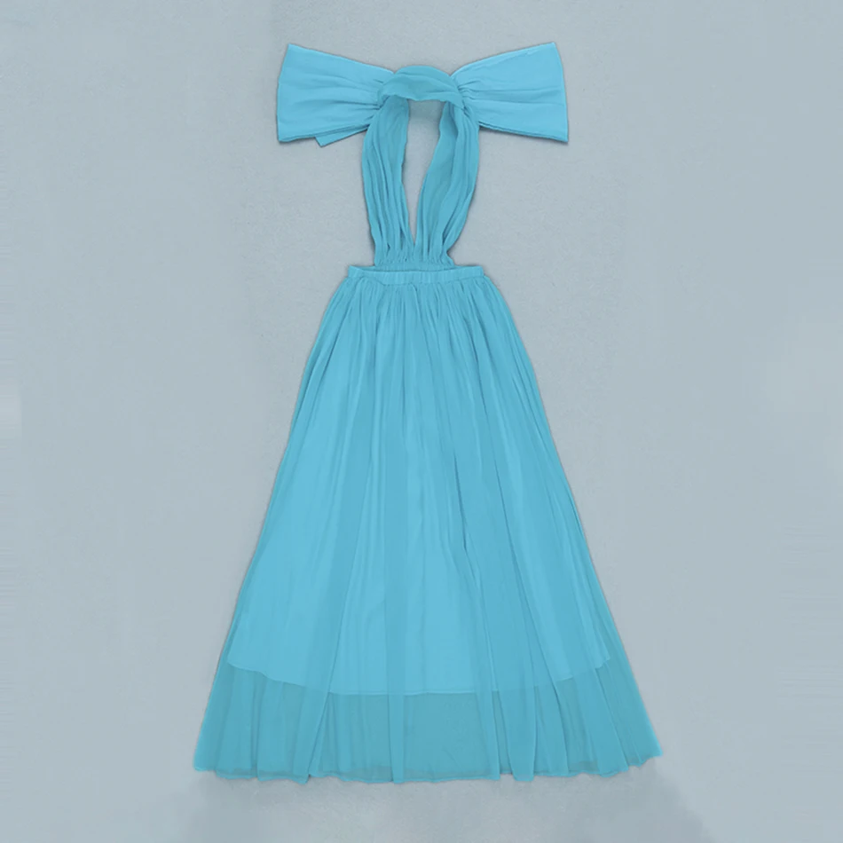 Amily. c лето новое длинное платье женское роскошное глубокий v-образный вырез кружевное сексуальное с открытой спиной синее платье Vestidos