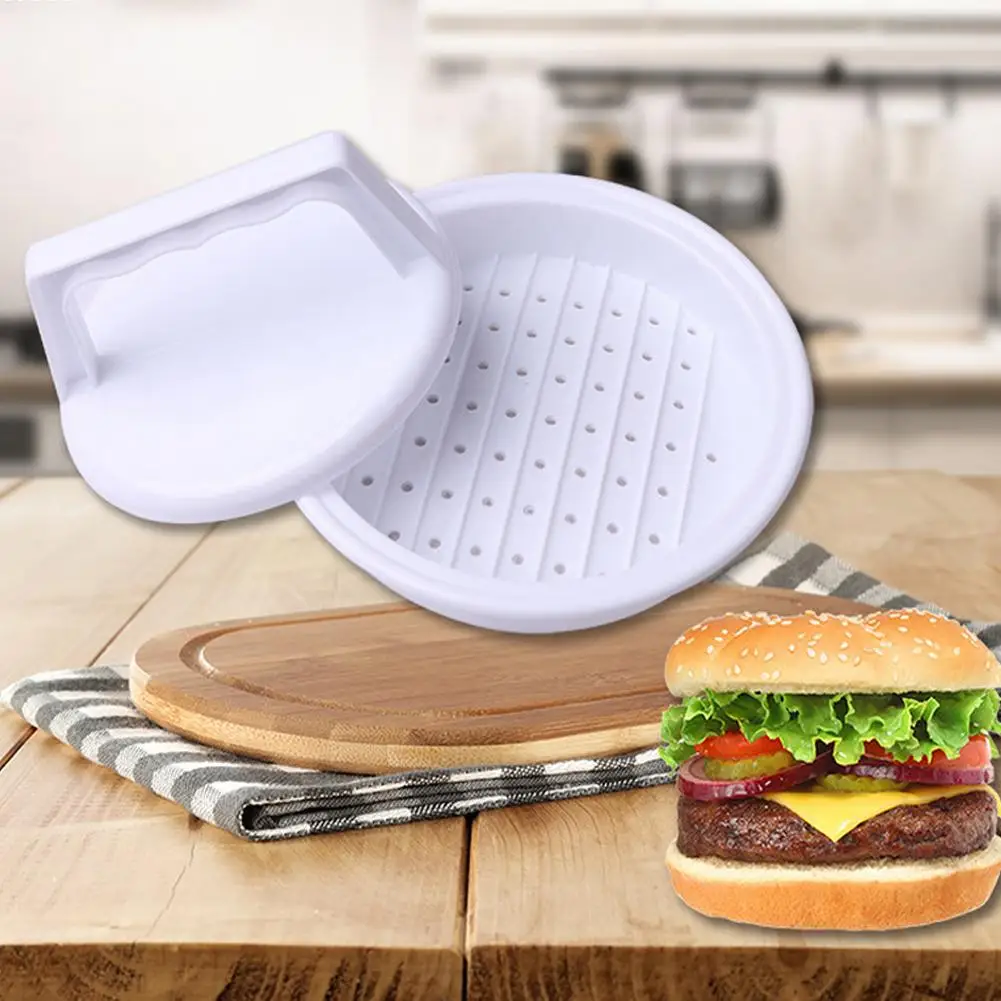 1 pc Hamburger Mold Maker Multi-function Sandwich Meat Kitchen Barbecue Tool DIY Home Cooking Tools White W45 1 pc Hamburger Mold Maker Multi-function Sandwich Meat Kitchen Barbecue Tool DIY Home Cooking Tools White W45