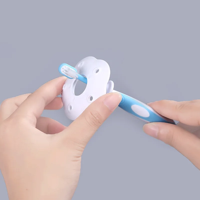 3pcs/a Set Infant Baby Toothbrush Silicone Baby Care Teether Shapes Training Safe Tongue Brush Kids Learning Teeth Brush