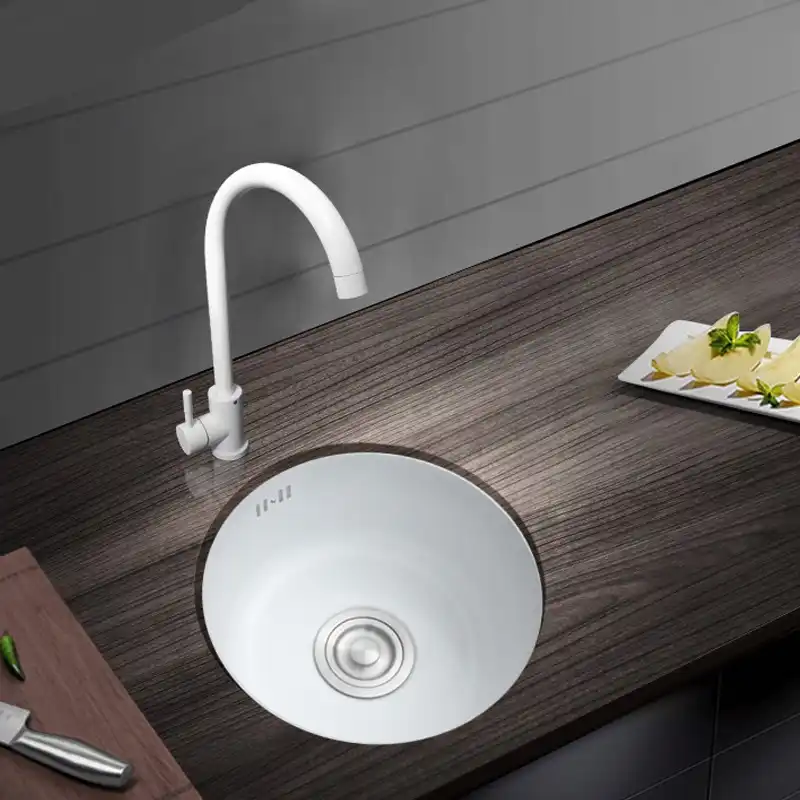 304 Stainless Steel White Nano Spray Plating Kitchen Bath Sink