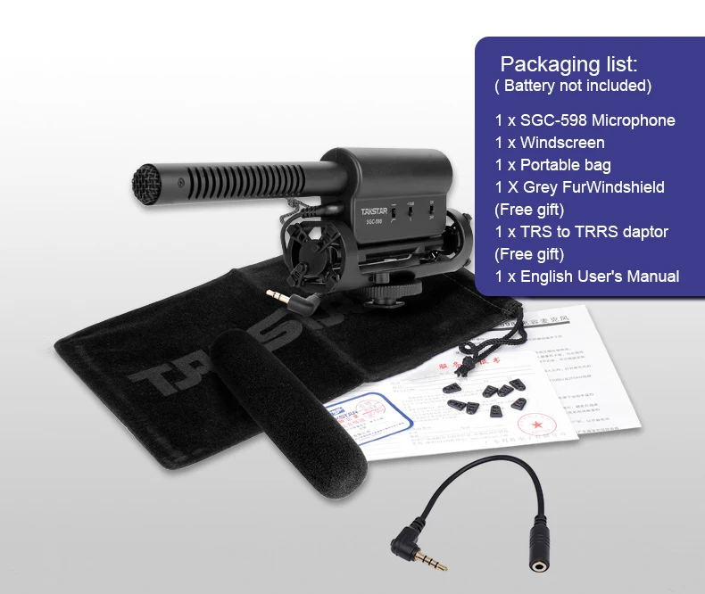 para Nikon Canon DSLR Camera DV Camcorder para Vloggers Videomaker