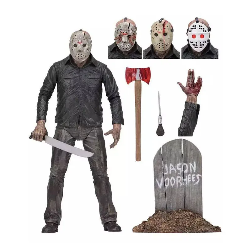 Friday the 13th Jason Voorhees Action Figure 1/8 scale painted figure 1980 Ver. PVC Toy Brinquedos Anime | Игрушки и хобби