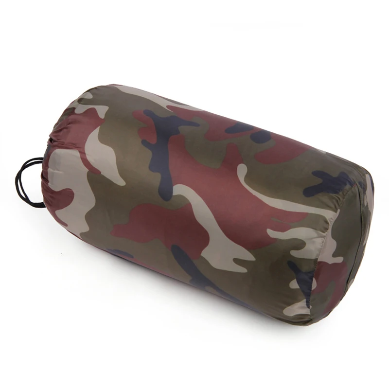  High Quality Cotton Camping Sleeping Bag 15~5degree Envelope Style Army or Military or Camouflage S