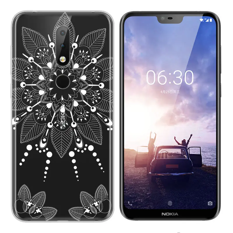 Arvin Silicone Fundas for Nokia X6 2018 Soft TPU Nokia 2 3 5 6 7 8 9 Cover Painted Phone Case for Nokia 3.1 6.1 Smart Back Cover (10)