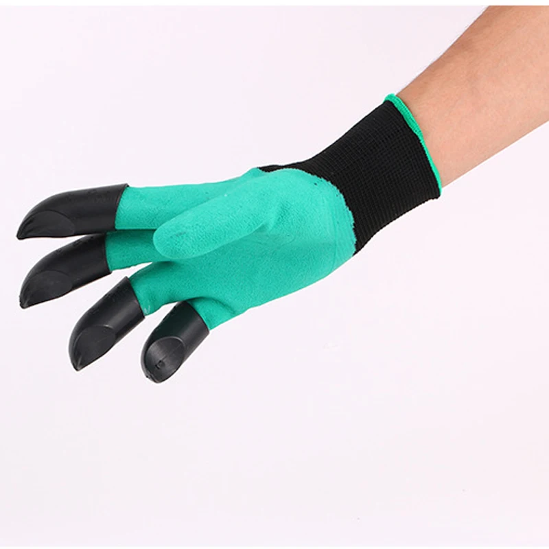 

High Quality 1 Pair Universal Safety Work Garden Gloves Dipped ABS Plastic Claws for Outdoor Garden Planting Protective Size L