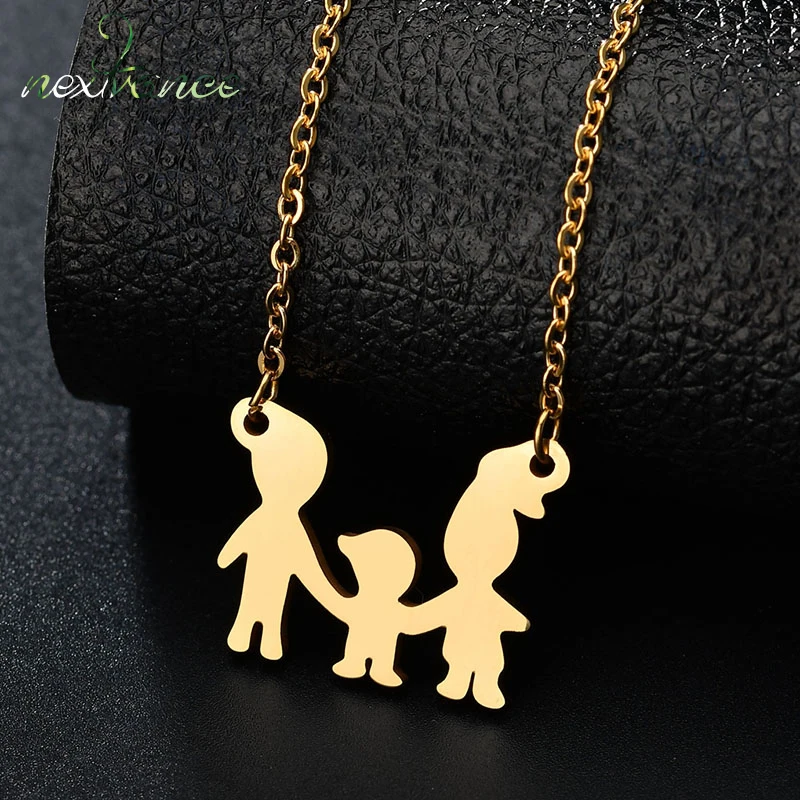 mother and son necklaces