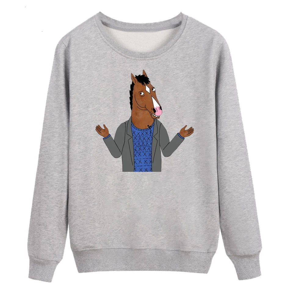 Забавные рыцарь BoJack дизайнер для мужчин/для женщин монолитным кофты осень зима
