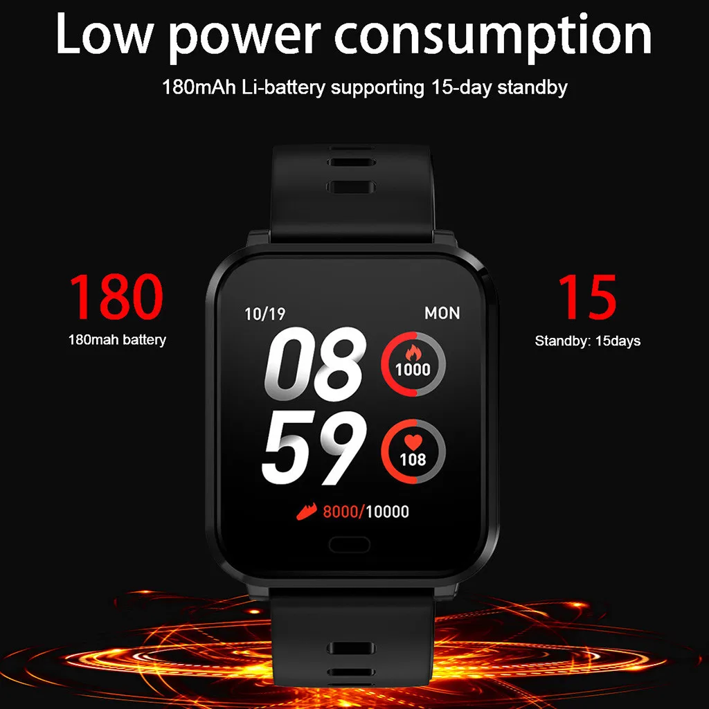 Смарт часы Beautyss K10 с монитором кровяного давления пульсометром Bluetooth фитнес amazfit