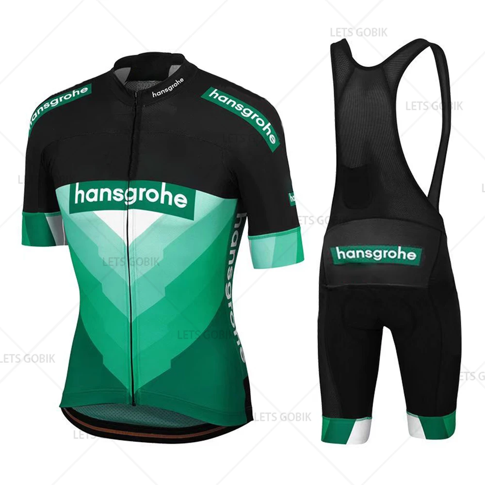 

2019 Tour De Italy Hansgrohe Cycling Jersey Short Sleeve Cycling Shirt Bike Bicycle Clothes Clothing Ropa Ciclismo Summer Wear