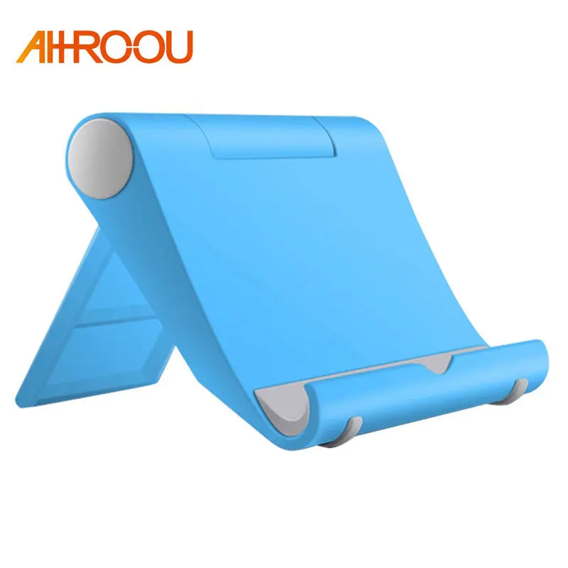 

AHROOU Adjustable Angle Tablet Stand For iPad 2/3/4 iPad Air 1/2 Tablet Holder For Samsung Xiaomi Phone Stand