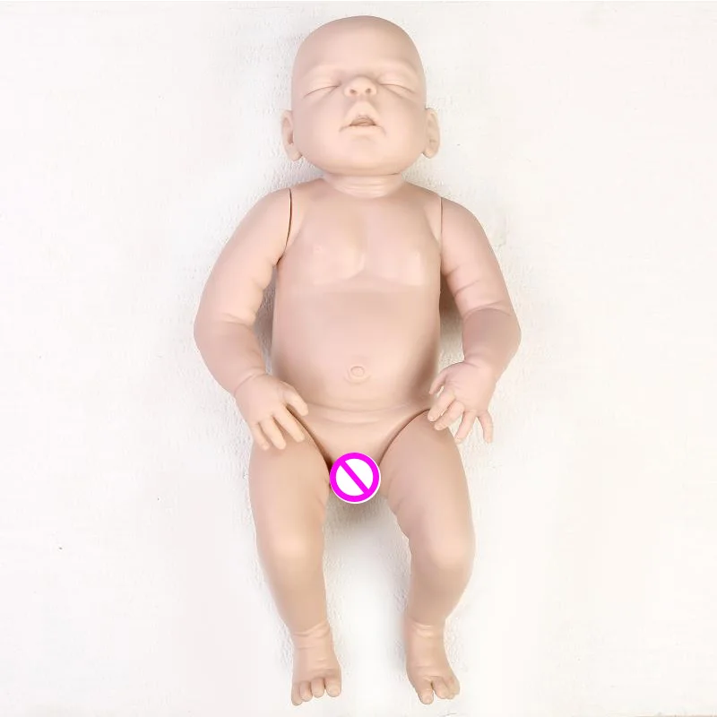 23 дюймов Новое поступление DIY винил силиконовый Reborn Baby Doll Kit Неокрашенная пустая кукла набор игрушек для детей