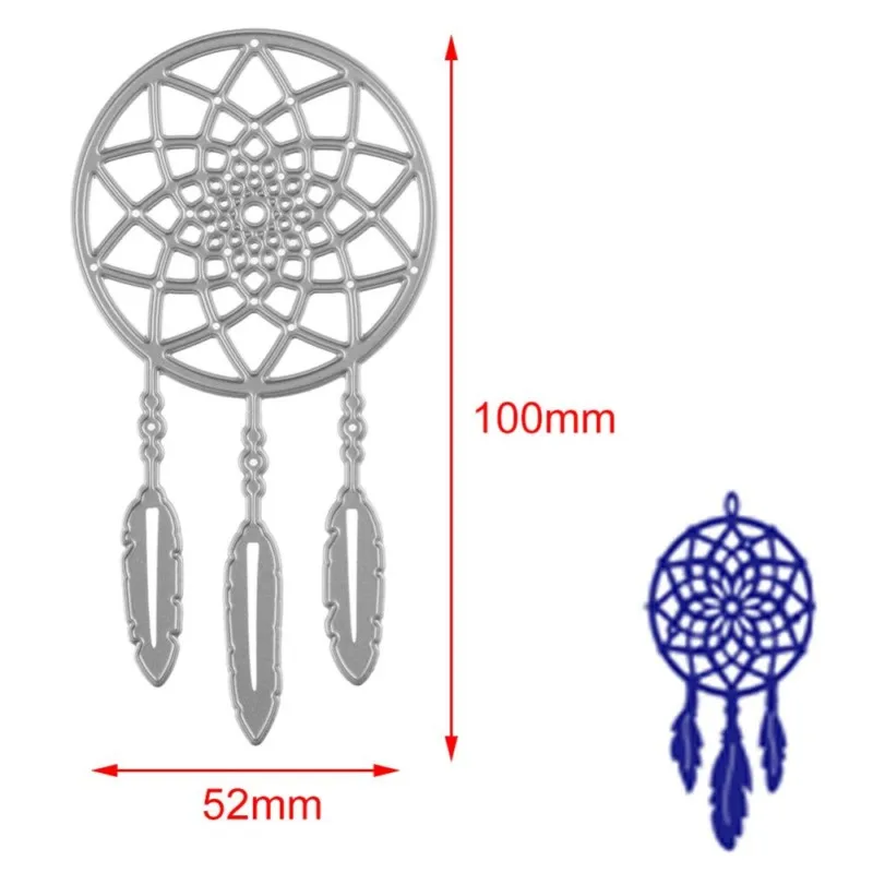 Seenxi Ловец снов Скрапбукинг металлические режущие штампы трафарет кулон DIY Скрапбукинг высечки альбом декоративное тиснение бумага
