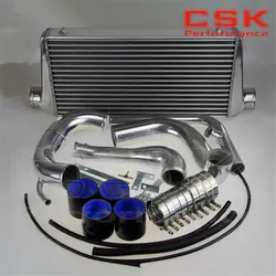 Подходит для 240SX S13 SR20DET обновление болт на Переднее Крепление intercoolerkit w трубопроводов 89-94 черный