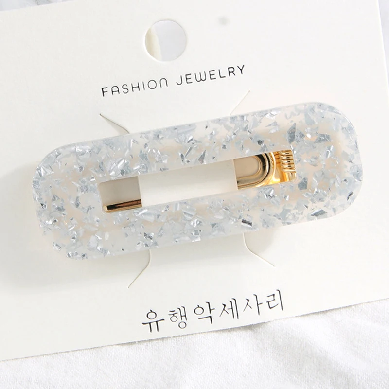 Acetate Hairpins Fashion hair jewelry for women french barrettes Girl Vintage Acrylic Leopard hair pins and clips hair accessory (11)