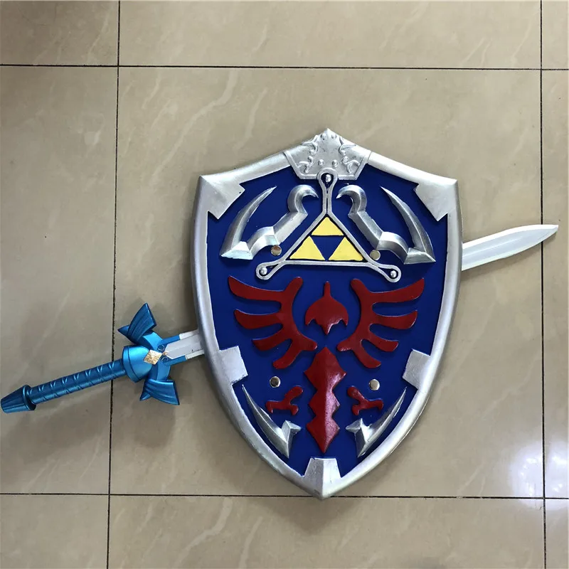 1:1 Cosplay Skyward Sword Skyward Shield Weapon Decoration Sword Role Play 80cm Safety PU Kids Gift