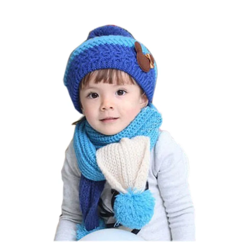 New Baby Boys Girls Infant Toddler Cute Soft Crochet Hat Beanie Warm