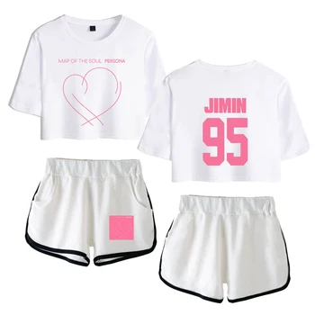 BTS Crop Top + Shorts (Two-Piece Outerwear) - Image 4