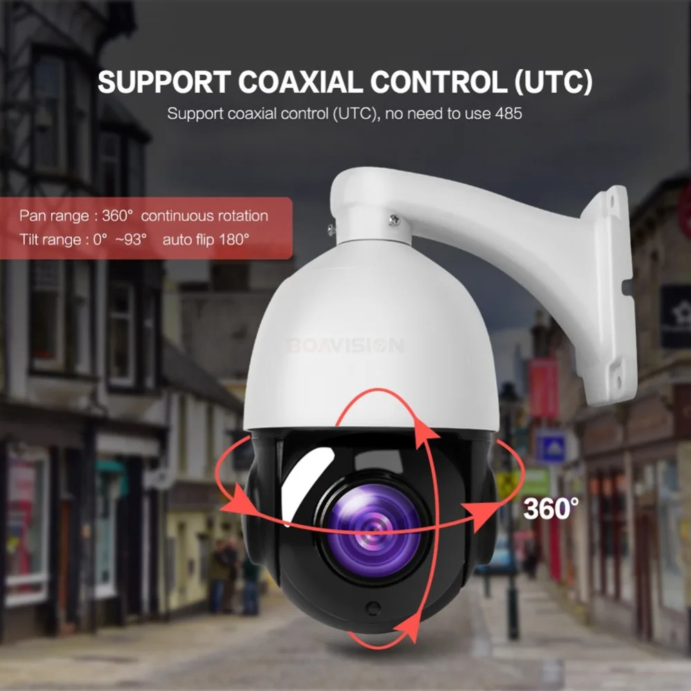 4,5 pulgadas 1080 P AHD cámara PTZ Dome 2MP 30X Zoom IR 50 M de seguridad CCTV AHD cámara a prueba de agua cámara de vigilancia de vídeo - 3