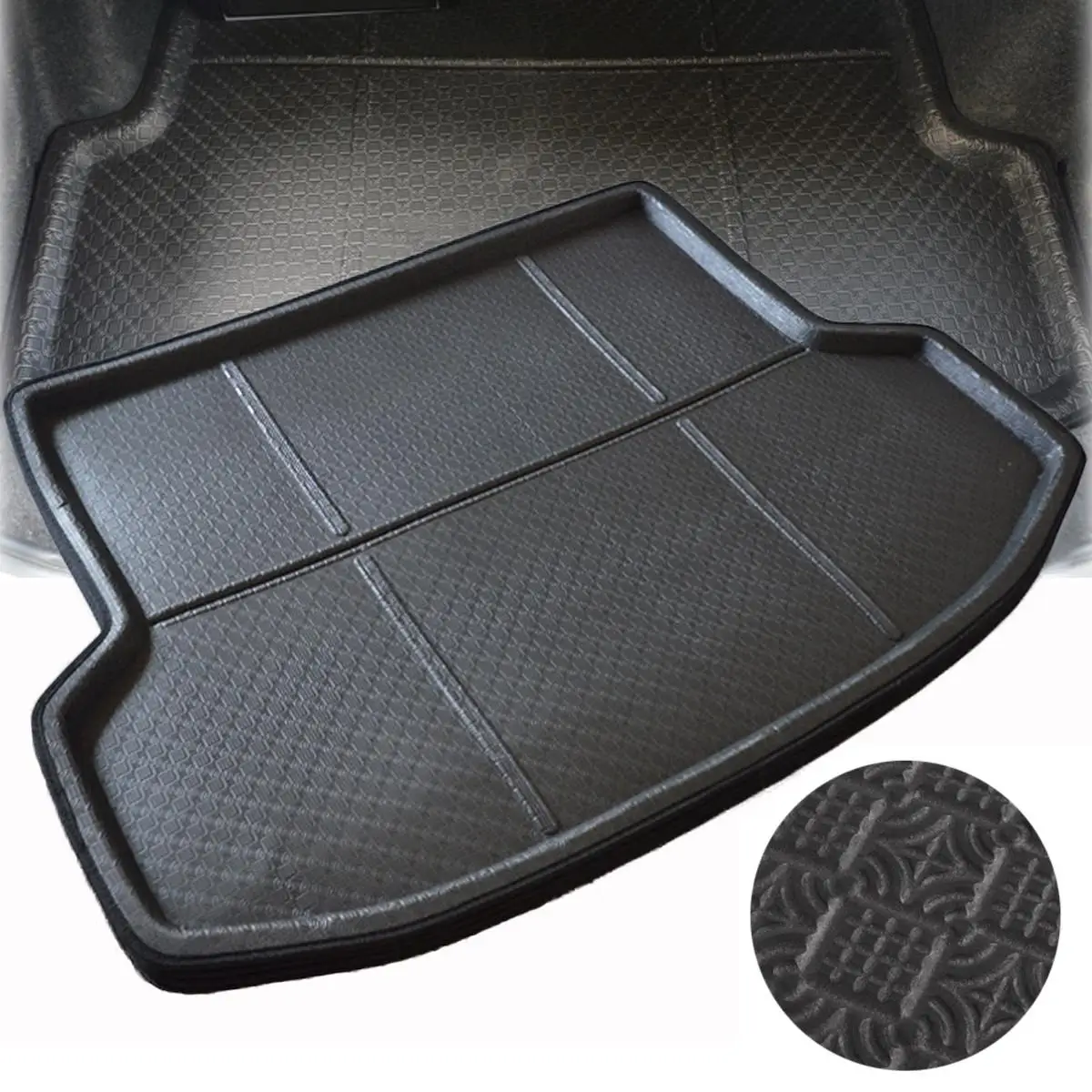 Rear Trunk Car Cargo Mat Floor Protector Waterproof Cargo Liner For Hyundai IX35 2010 2015 EVA
