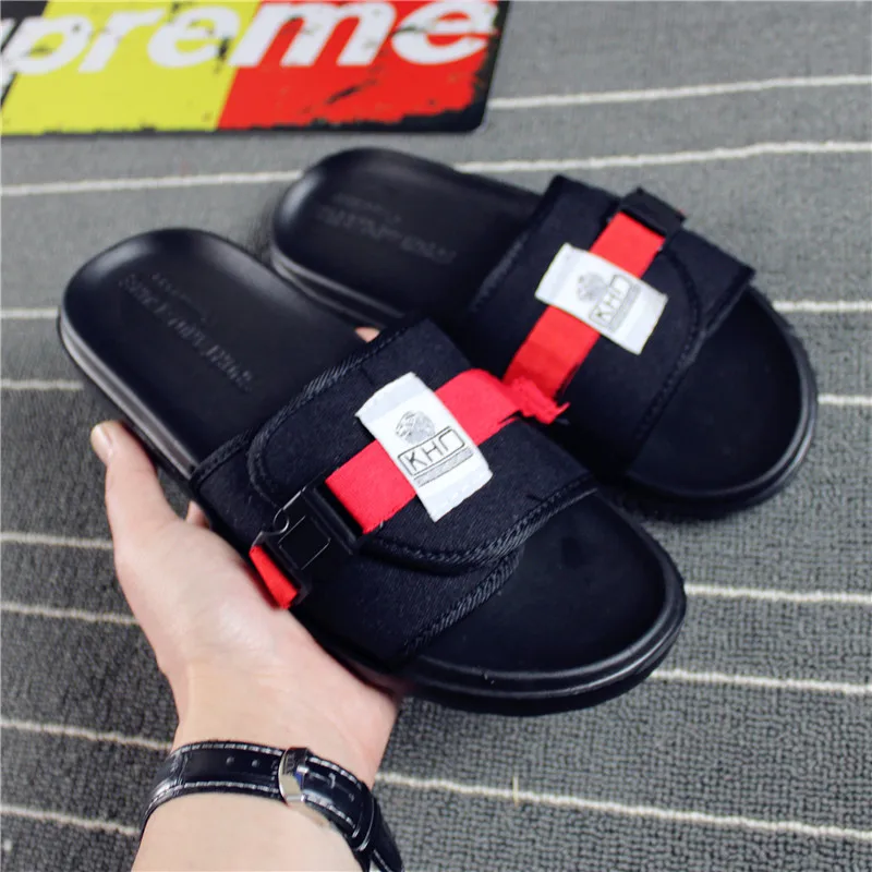 

Hot Sale Men Slippers Shoes Summer Men Shower Slippers Cotton Fabric Slipper for Men Indoor Shoes Fashion Mens House Slippers